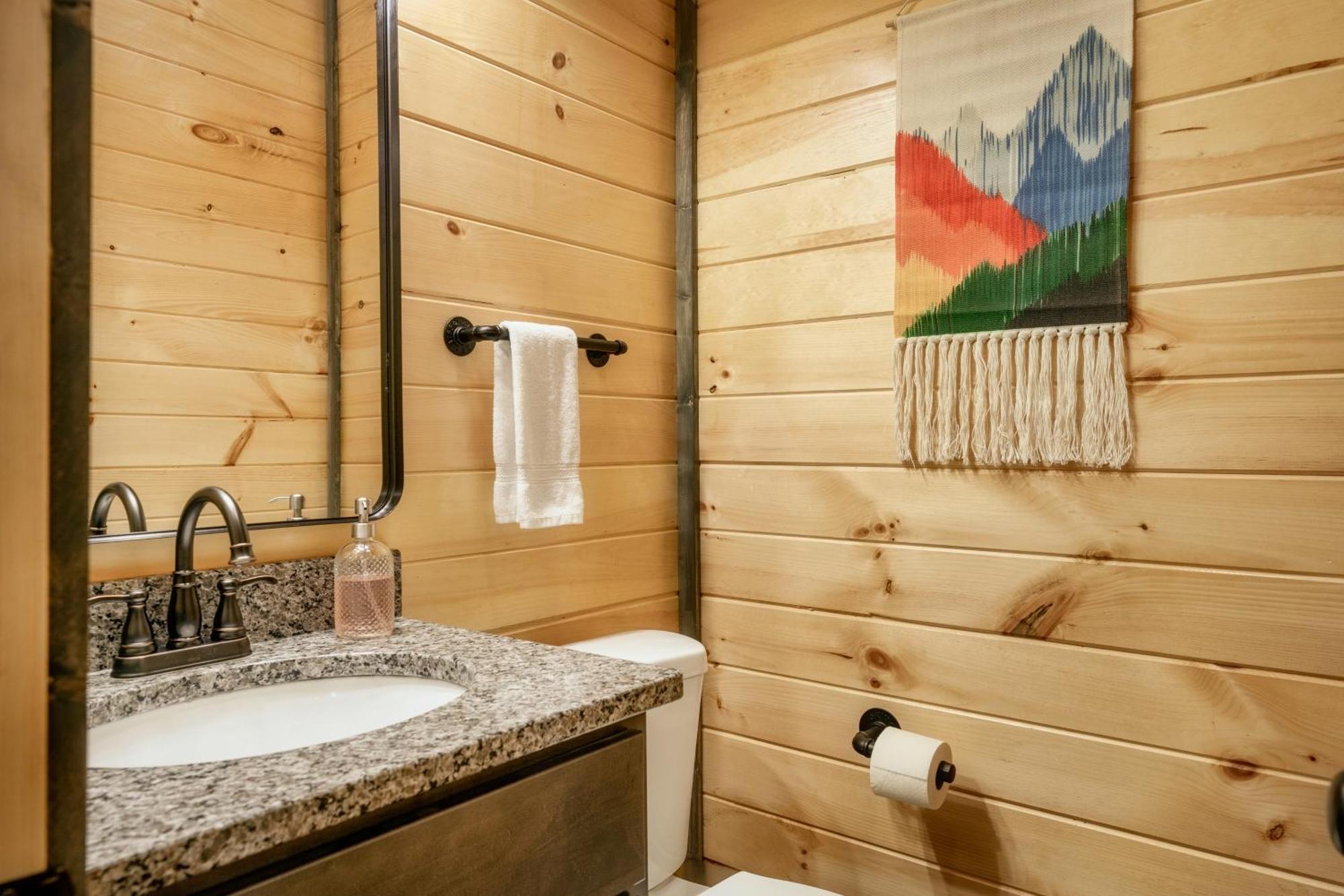 גטלינבורג Mountainscape - Brand New Cabin W Views - Hottub - Firetable - Ps5 - Pooltable - 3 Pools מראה חיצוני תמונה